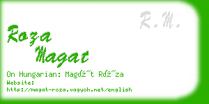 roza magat business card